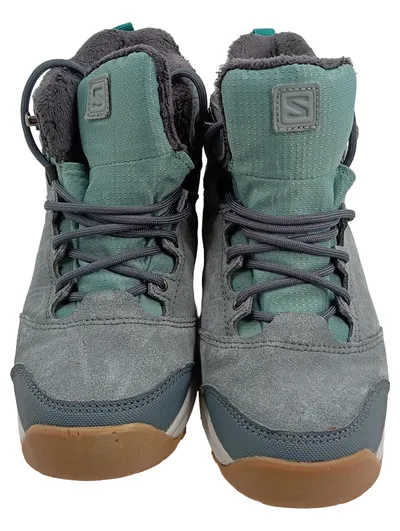 Salomon Kinder Winterstiefel Outdoorschuhe Gr. 36 Grau Wasserdicht Warm
