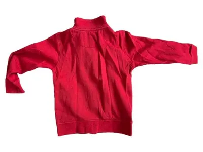 U.S. Polo Assn. Kinder Sweatjacke Gr. 110/116 Rot Reißverschluss