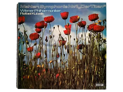 Mahler Symphonie Nr.1 Der Titan Wiener Philharmoniker Kubelik Vinyl LP Decca