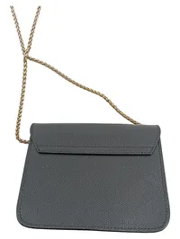 Furla Metropolis Mini Umhängetasche Damen Crossbody Bag Grün Leder Goldkette 2