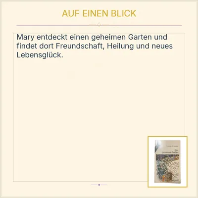 Der geheime Garten Frances H. Burnett dtv junior Jugendbuch Klassiker