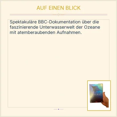 BBC Deep Blue DVD Natur- und Tierdokumentation Ozeane Unterwasser
