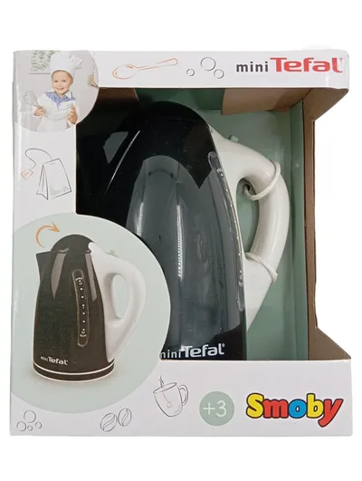 Smoby Mini Tefal Wasserkocher Kinder Spielzeug Küche schwarz NEU