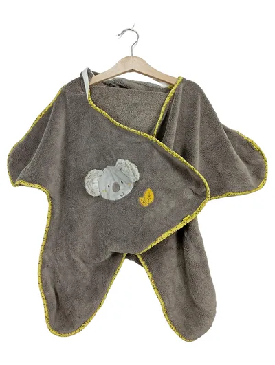 Fehn Baby Schlafsack Koala Grau One Size Sternform Fleece Kinder