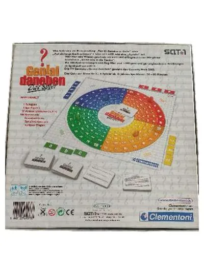 Clementoni Genial daneben Das Spiel Brettspiel Quiz SAT.1 ab 10 Jahre