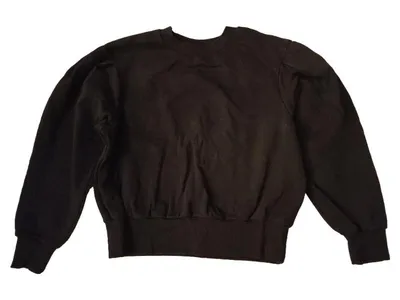 & Other Stories Damen Pullover Sweatshirt Gr. 38 M Schwarz Cropped