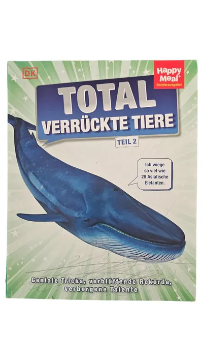 Total Verrückte Tiere Teil 2 DK Kindersachbuch Tiere Rekorde Happy Meal