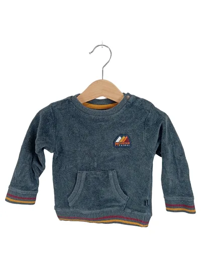 Noppies Baby Pullover Gr. 80 Petrol Outdoor Mountain Patrol Frottee