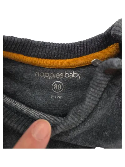Noppies Baby Pullover Gr. 80 Petrol Outdoor Mountain Patrol Frottee