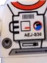 LEGO Astronaut AEJ-S30 Spielfigur weiß Raumfahrer Weltraum Kinder 4