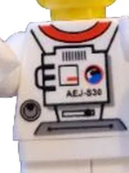 LEGO Astronaut AEJ-S30 Spielfigur weiß Raumfahrer Weltraum Kinder 5