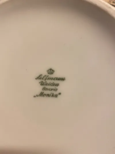 Seltmann Weiden Suppenterrine Serie Monika Weiß Porzellan Bavaria
