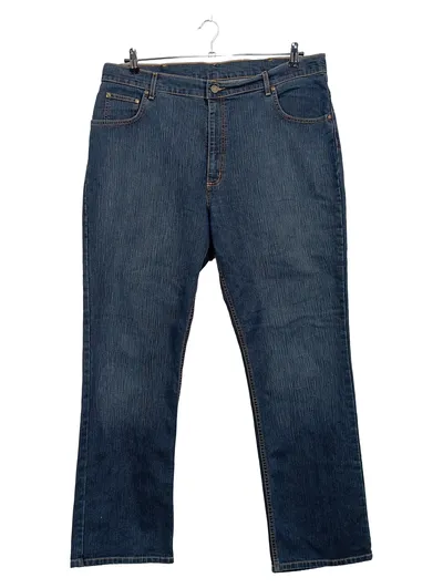 Wrangler Hero Herren Jeans Straight Leg W40 L32 Blau Denim