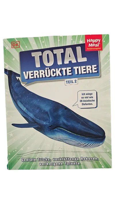 Total Verrückte Tiere Teil 2 DK Sachbuch Kinder Tiere Rekorde Happy Meal