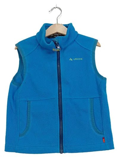 VAUDE Fleece Weste Kinder Gr. 110/116 Türkis Outdoor Funktionsweste