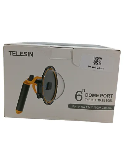 TELESIN 6" Dome Port Unterwassergehäuse für GoPro Hero 12/11/10/9 GP-DMP-T09