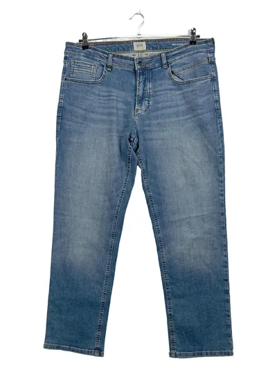 camel active Damen Jeans Relaxed Fit Größe 38 Hellblau Stretch