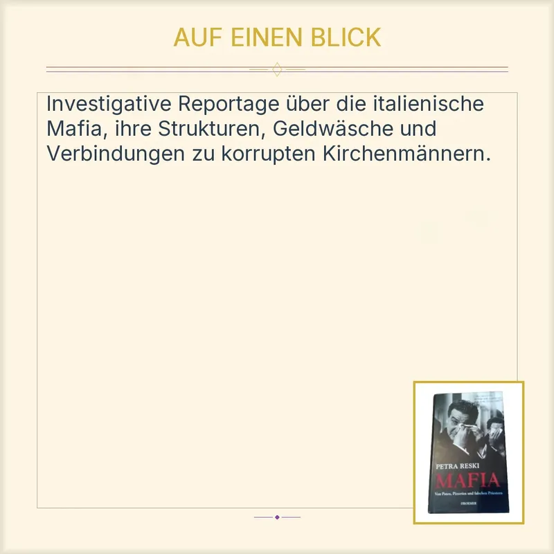 Mafia - Von Paten, Pizzerien und falschen Priestern | Petra Reski | Droemer 2