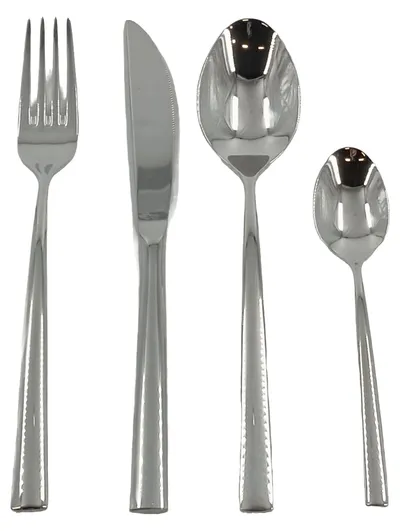 Villeroy & Boch Besteck Set Piemont 4-teilig Edelstahl Silber Modern
