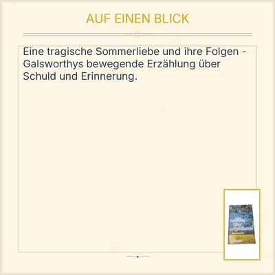 Der Apfelbaum Sündenfall John Galsworthy Gesellschaftsroman Lingen Verlag