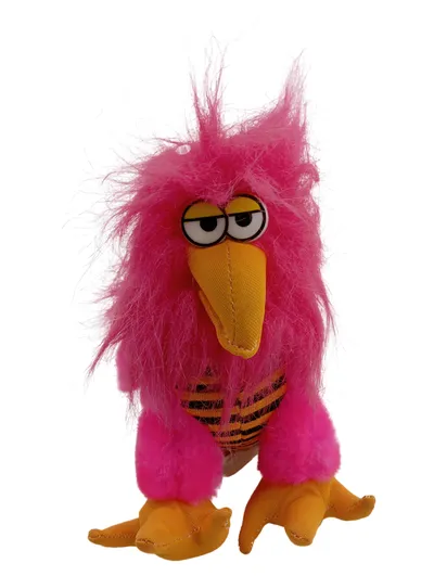 Magomora Plüschtier Vogel Pink 17cm Kuscheltier Stofftier