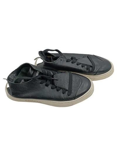 CHAAYA Sneaker Low Echt Leder Schwarz Gr. 40 Unisex Bequem