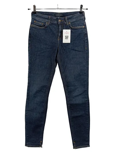 DRYKORN Damen Slim Fit Jeans W25 Blau Skinny Stretch Denim