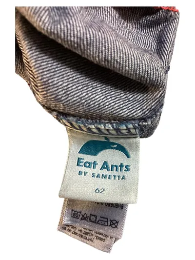 Eat Ants by Sanetta Baby Jeans Hose Mädchen Gr. 62 Blau Rot