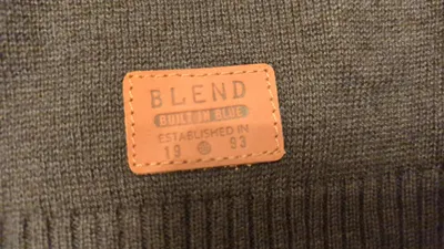 Blend Herren Strickjacke Cardigan Grau Gr. M V-Ausschnitt Knopfleiste
