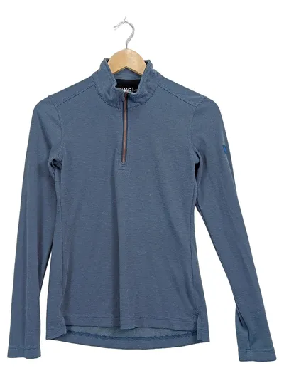 Engelbert Strauss Damen Pullover Troyer Blau Gr. XS Langarm Sport