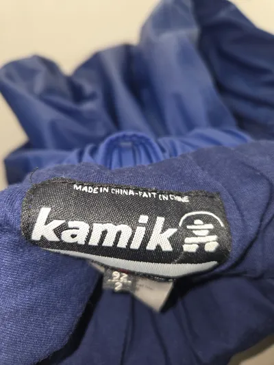 Kamik Regenhose Kinder Gr. 92 Blau Outdoor Wasserdicht Matschhose