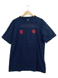 FC Bayern München Fanshirt Herren Gr. L Blau Nummer 10 T-Shirt 1