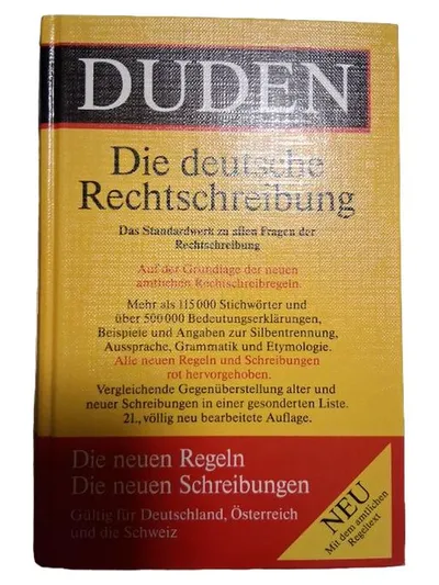 Duden Die deutsche Rechtschreibung 21. Auflage Wörterbuch 115000 Stichwörter