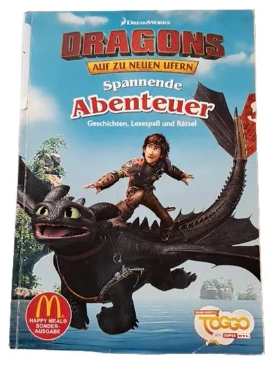 DreamWorks Dragons Auf zu neuen Ufern Spannende Abenteuer Kinderbuch Happy Meal
