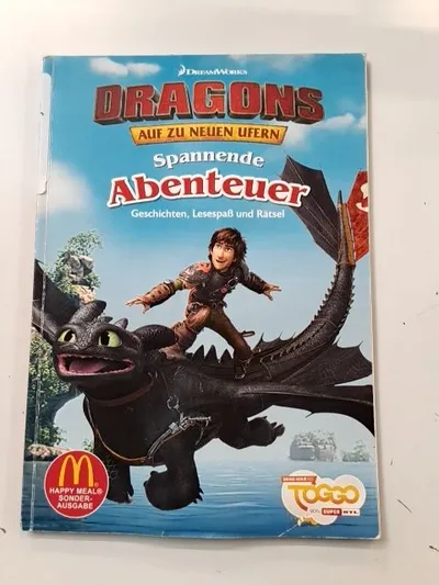 DreamWorks Dragons Auf zu neuen Ufern Spannende Abenteuer Kinderbuch Happy Meal