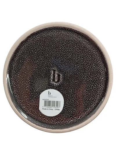 Broste Copenhagen Keramikdose mit Deckel Grau Porzellan 14cm
