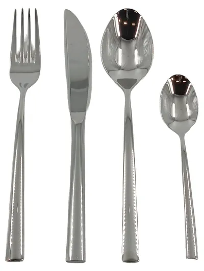 Villeroy & Boch Besteck Set Piemont 4-teilig Edelstahl Silber Modern