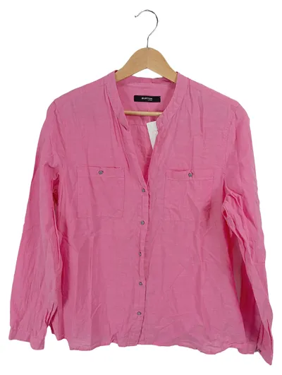 Burton of London Damen Langarmshirt Bluse Gr. 38 M Pink Casual