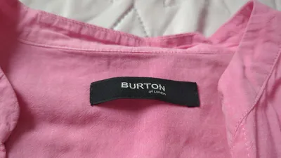 Burton of London Damen Langarmshirt Bluse Gr. 38 M Pink Casual
