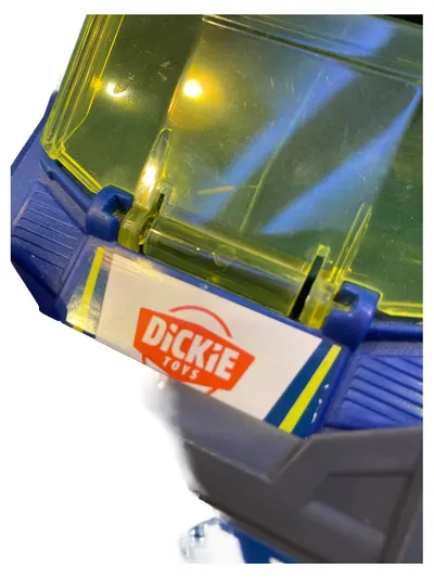 Dickie Toys Police Bot Spielzeugauto Roboter Transformer Blau 18cm