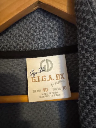 G.I.G.A. DX Damen Strickjacke Gr. 40 Blau Outdoor Fleece Jacke