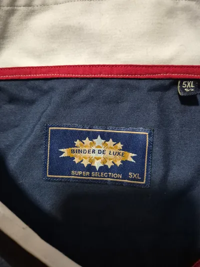 Binder de Luxe Herren Kurzarmhemd Pacific Coast Maritim Blau 5XL