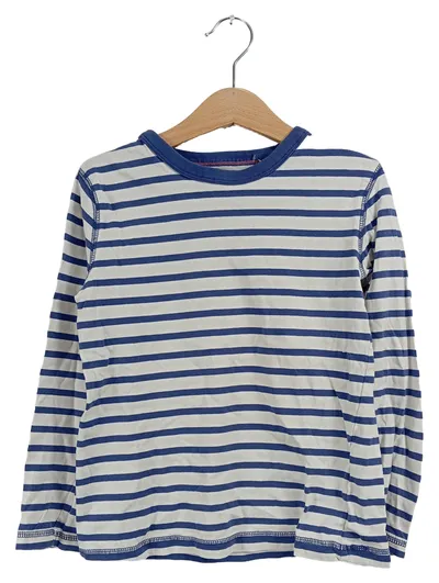 Boden Kinder Langarmshirt gestreift Blau Gr. 128 (7-8Y)