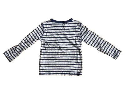 Boden Kinder Langarmshirt gestreift Blau Gr. 128 (7-8Y)