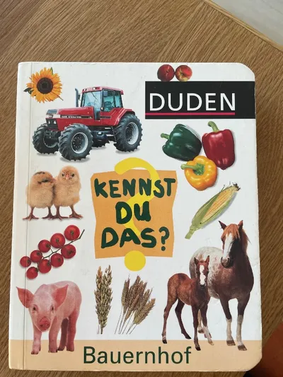 Duden Bauernhof erstes Sachbuch Kinderbuch Tiere Pflanzen Fahrzeuge ab 12 Monate
