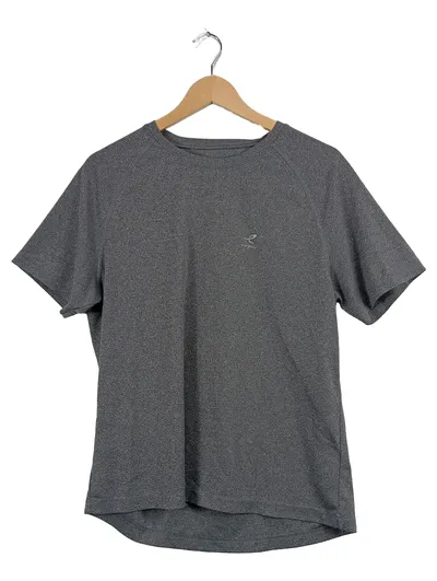 Energetics Herren Sport T-Shirt Gr. L Grau Kurzarm Funktionsshirt