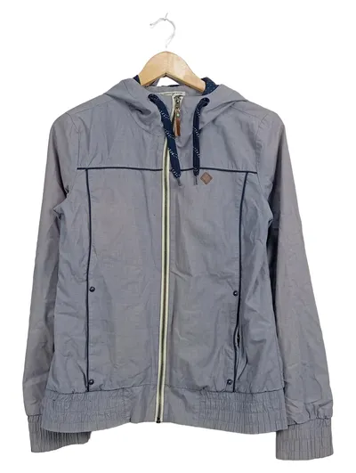 Eight2Nine Damen Kapuzenjacke Sweatjacke Gr. M Grau Baumwolle