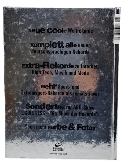 Guinness World Records 2000 Millennium Edition Buch der Rekorde Hardcover Silber