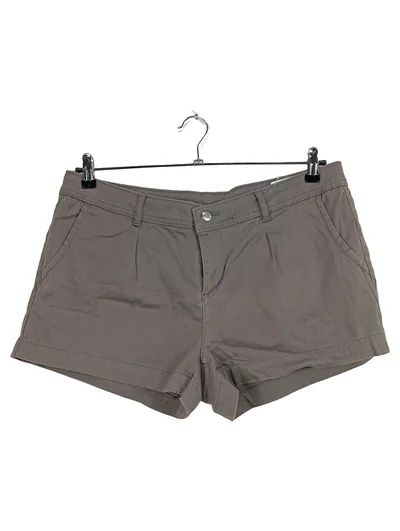 LASCANA Damen Chino Shorts Gr. 42 XL Grau Casual Kurze Hose Baumwolle
