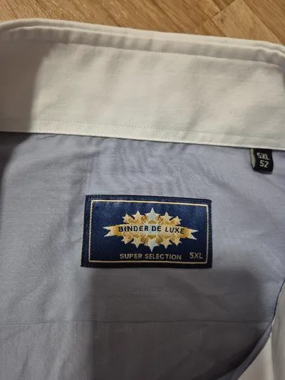 Binder de Luxe Herren Freizeithemd Gr. 5XL/52 Grau Maritim Kurzarm